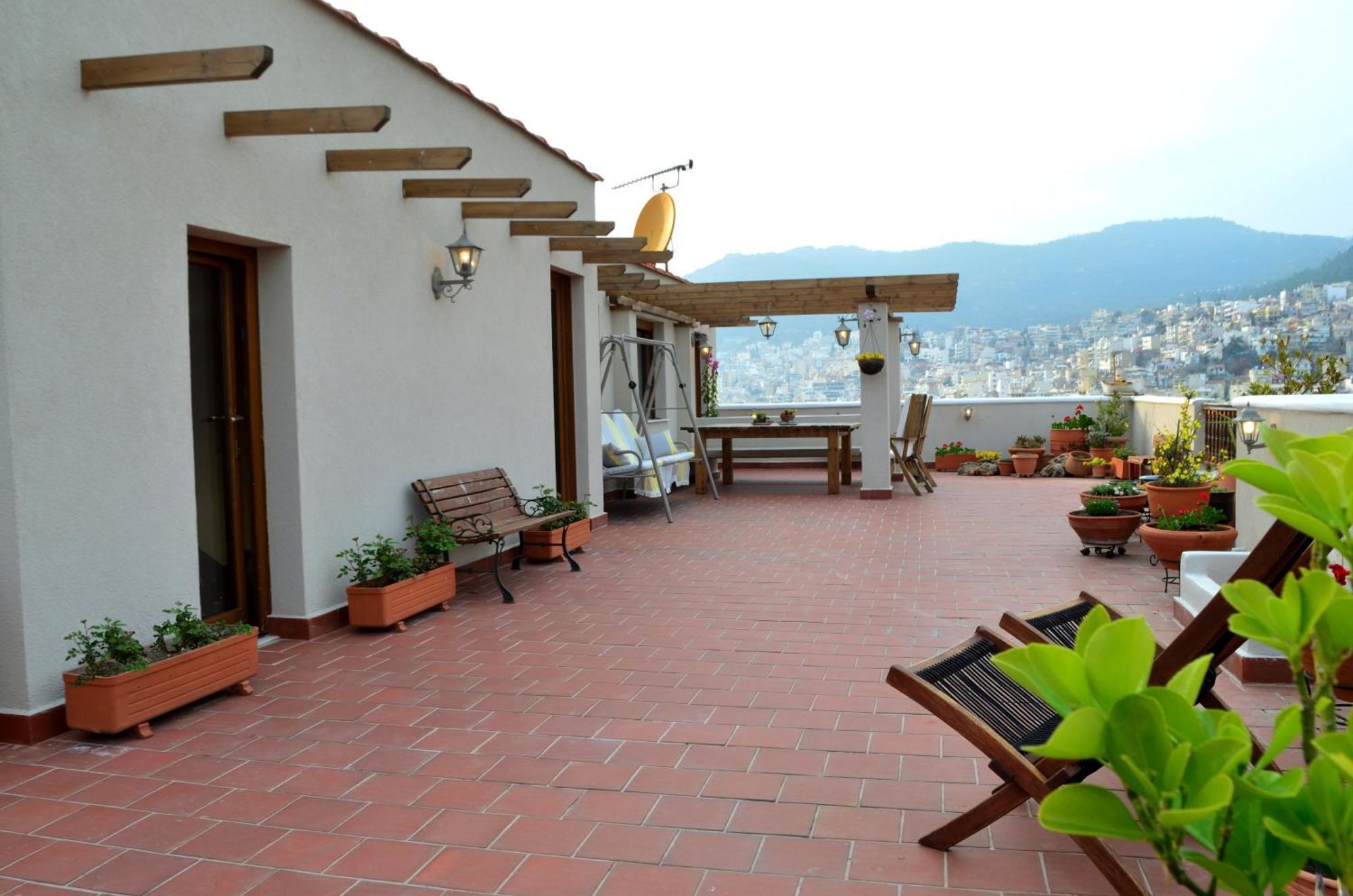 Old-Town Roof-Garden Suite Kavála Ngoại thất bức ảnh