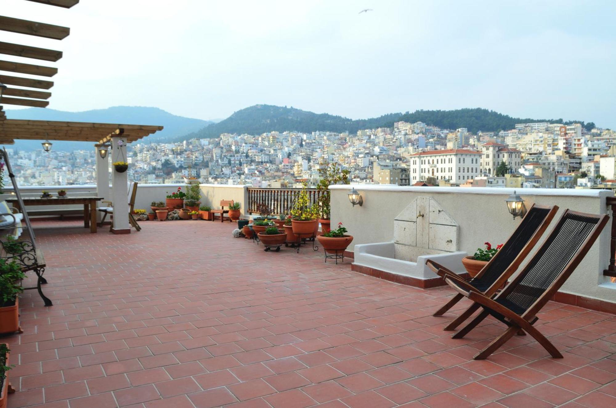 Old-Town Roof-Garden Suite Kavála Ngoại thất bức ảnh